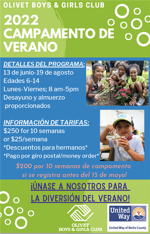 Olivet 2022 Campamento De Verano